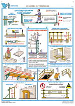 Безопасность работ на высоте. Плакат (полистирол 2 мм с отверстиями по верхнему краю; А2) (А2; Полистирол 2 мм; )